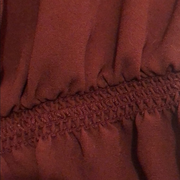 Wilfred burgundy silk blouse - Picture 2 of 3